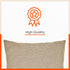 AKIRA Jute Cushion Covers For Home | Multicolour (Set of 3 - 16 x 16 Inches)